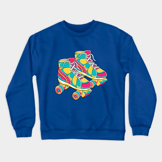 Roller Skates Crewneck Sweatshirt by MEDZ